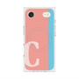 プレミアムスクエアケース with MagSafe［ オリジナル - initial color line - C pink ］