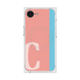 プレミアムスクエアケース with MagSafe［ オリジナル - initial color line - C pink ］