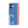 プレミアムスクエアケース with MagSafe［ オリジナル - initial color line - C blue ］