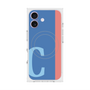 プレミアムスクエアケース with MagSafe［ オリジナル - initial color line - C blue ］