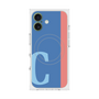プレミアムスクエアケース with MagSafe［ オリジナル - initial color line - C blue ］