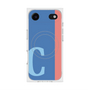 プレミアムスクエアケース with MagSafe［ オリジナル - initial color line - C blue ］