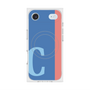 プレミアムスクエアケース with MagSafe［ オリジナル - initial color line - C blue ］