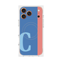 プレミアムスクエアケース with MagSafe［ オリジナル - initial color line - C blue ］