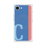 プレミアムスクエアケース with MagSafe［ オリジナル - initial color line - C blue ］