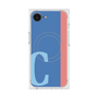 プレミアムスクエアケース with MagSafe［ オリジナル - initial color line - C blue ］