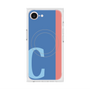 プレミアムスクエアケース with MagSafe［ オリジナル - initial color line - C blue ］