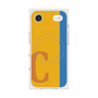 プレミアムスクエアケース with MagSafe［ オリジナル - initial color line - C orange ］