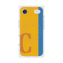 プレミアムスクエアケース with MagSafe［ オリジナル - initial color line - C orange ］