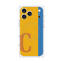 プレミアムスクエアケース with MagSafe［ オリジナル - initial color line - C orange ］