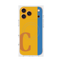 プレミアムスクエアケース with MagSafe［ オリジナル - initial color line - C orange ］