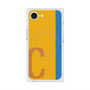 プレミアムスクエアケース with MagSafe［ オリジナル - initial color line - C orange ］