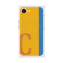 プレミアムスクエアケース with MagSafe［ オリジナル - initial color line - C orange ］