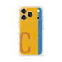 プレミアムスクエアケース with MagSafe［ オリジナル - initial color line - C orange ］