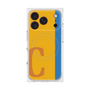 プレミアムスクエアケース with MagSafe［ オリジナル - initial color line - C orange ］