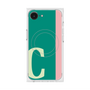 プレミアムスクエアケース with MagSafe［ オリジナル - initial color line - C green ］