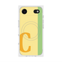 プレミアムスクエアケース with MagSafe［ オリジナル - initial color line - C yellow ］