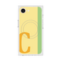 プレミアムスクエアケース with MagSafe［ オリジナル - initial color line - C yellow ］