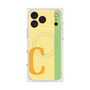 プレミアムスクエアケース with MagSafe［ オリジナル - initial color line - C yellow ］