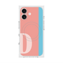 プレミアムスクエアケース with MagSafe［ オリジナル - initial color line - D pink ］