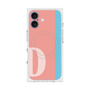 プレミアムスクエアケース with MagSafe［ オリジナル - initial color line - D pink ］