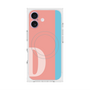 プレミアムスクエアケース with MagSafe［ オリジナル - initial color line - D pink ］