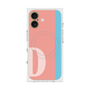 プレミアムスクエアケース with MagSafe［ オリジナル - initial color line - D pink ］