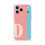 プレミアムスクエアケース with MagSafe［ オリジナル - initial color line - D pink ］