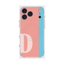 プレミアムスクエアケース with MagSafe［ オリジナル - initial color line - D pink ］
