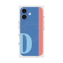 プレミアムスクエアケース with MagSafe［ オリジナル - initial color line - D blue ］
