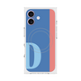 プレミアムスクエアケース with MagSafe［ オリジナル - initial color line - D blue ］