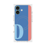 プレミアムスクエアケース with MagSafe［ オリジナル - initial color line - D blue ］