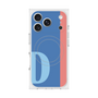プレミアムスクエアケース with MagSafe［ オリジナル - initial color line - D blue ］