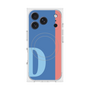 プレミアムスクエアケース with MagSafe［ オリジナル - initial color line - D blue ］