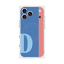 プレミアムスクエアケース with MagSafe［ オリジナル - initial color line - D blue ］