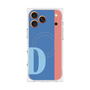 プレミアムスクエアケース with MagSafe［ オリジナル - initial color line - D blue ］
