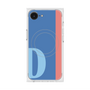 プレミアムスクエアケース with MagSafe［ オリジナル - initial color line - D blue ］