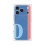 プレミアムスクエアケース with MagSafe［ オリジナル - initial color line - D blue ］