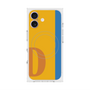 プレミアムスクエアケース with MagSafe［ オリジナル - initial color line - D orange ］