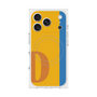 プレミアムスクエアケース with MagSafe［ オリジナル - initial color line - D orange ］