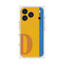 プレミアムスクエアケース with MagSafe［ オリジナル - initial color line - D orange ］