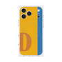 プレミアムスクエアケース with MagSafe［ オリジナル - initial color line - D orange ］