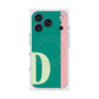 プレミアムスクエアケース with MagSafe［ オリジナル - initial color line - D green ］