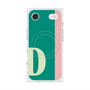 プレミアムスクエアケース with MagSafe［ オリジナル - initial color line - D green ］