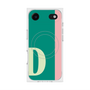 プレミアムスクエアケース with MagSafe［ オリジナル - initial color line - D green ］