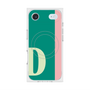 プレミアムスクエアケース with MagSafe［ オリジナル - initial color line - D green ］