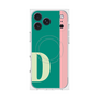 プレミアムスクエアケース with MagSafe［ オリジナル - initial color line - D green ］