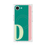 プレミアムスクエアケース with MagSafe［ オリジナル - initial color line - D green ］