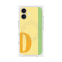 プレミアムスクエアケース with MagSafe［ オリジナル - initial color line - D yellow ］