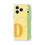 プレミアムスクエアケース with MagSafe［ オリジナル - initial color line - D yellow ］